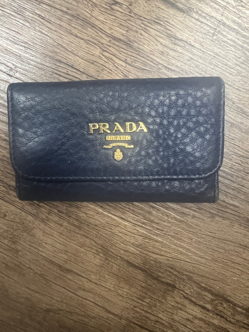 Vist Large View of Product Image Which is Used Prada Leather key holder 