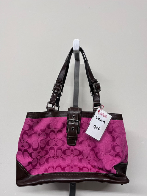 Vist Large View of Product Image Which is Used Coach Large Handbag
