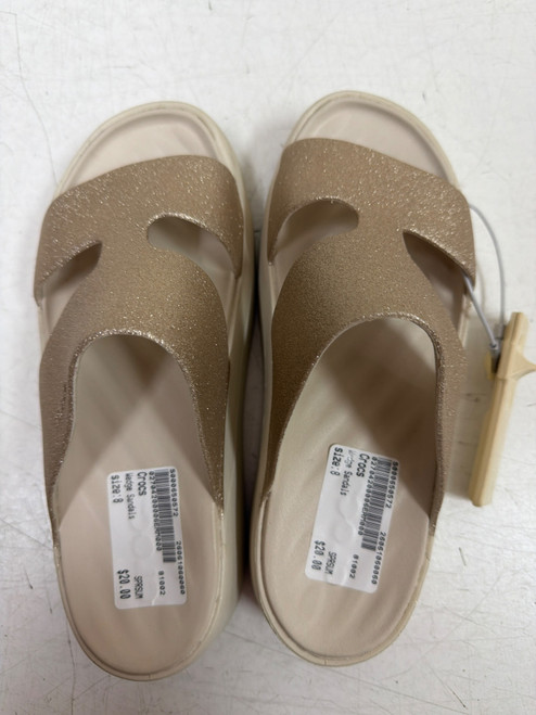 Vist Large View of Product Image Which is Used Crocs Wedge Sandals 8