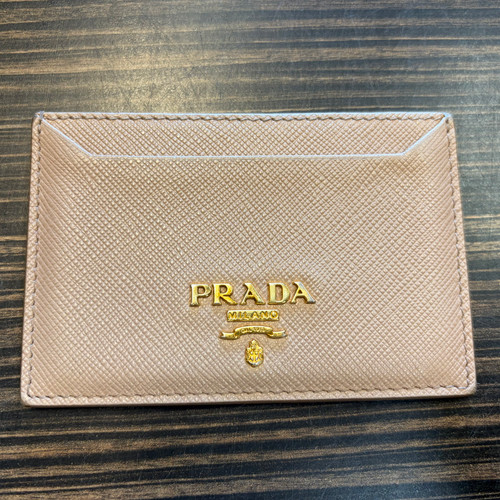 Vist Large View of Product Image Which is Used Prada Leather Wallet