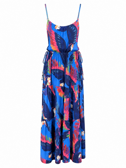 Vist Large View of Product Image Which is  Farm Rio Long Dress F XS-0/2