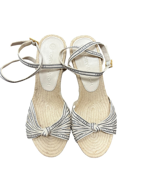 Vist Large View of Product Image Which is Used Tory Burch Wedge Sandals 6.5