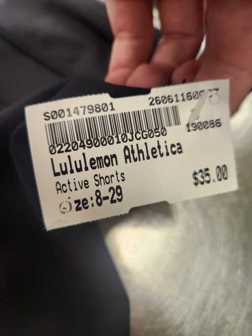 Vist Large View of Product Image Which is Used Lululemon Athletica Active Shorts 8-29