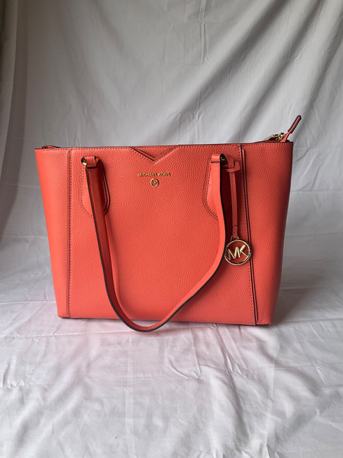 Vist Large View of Product Image Which is Used Michael Kors Large Leather Handbag