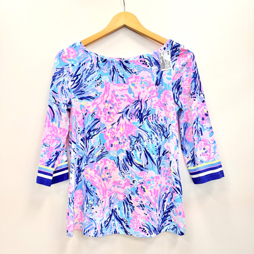 Vist Large View of Product Image Which is Used Lilly Pulitzer Short Sleeve Top S-4/6