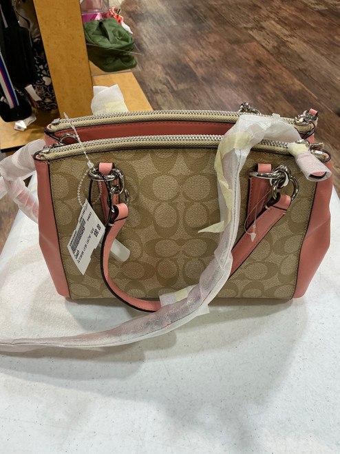 Vist Large View of Product Image Which is Used Coach Large Leather Handbag