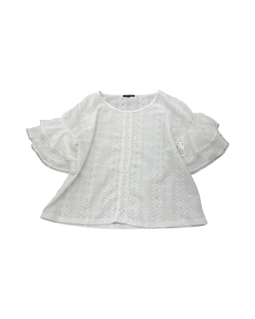 Vist Large View of Product Image Which is Used Cable And Gauge Long Sleeve Top XL-16