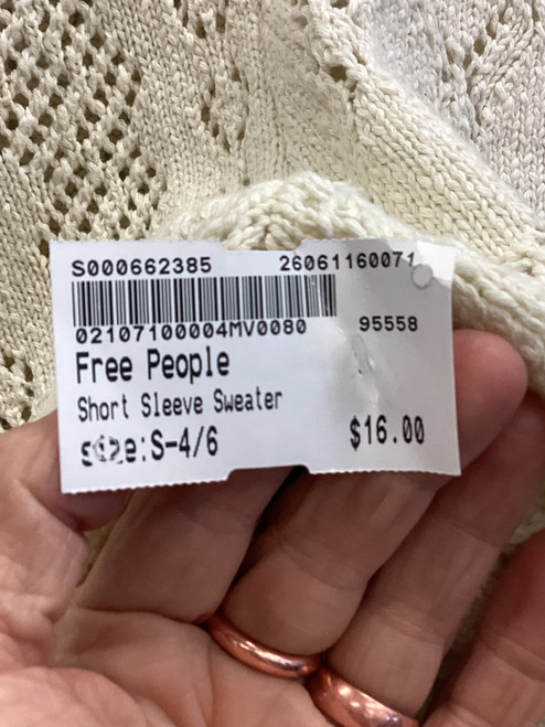 Vist Large View of Product Image Which is Used Free People Short Sleeve Sweater S-4/6