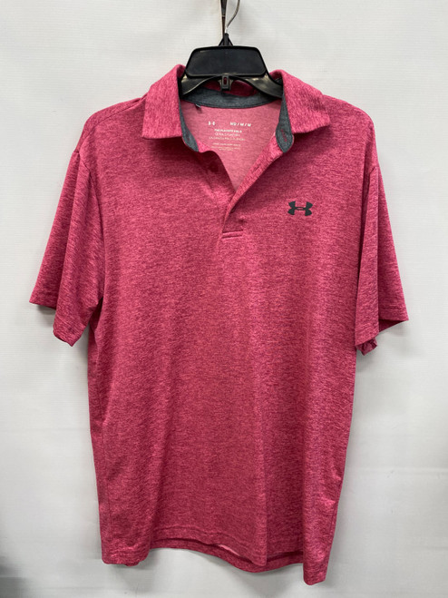 Vist Large View of Product Image Which is Used Under Armour Mens Short Sleeve Top M/15-15.5