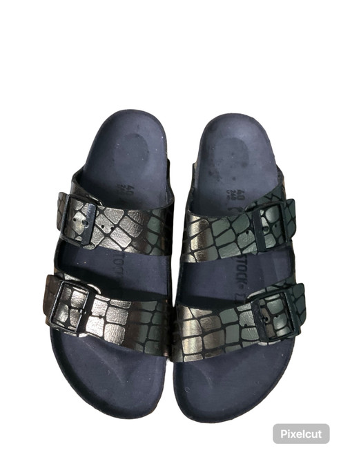 Vist Large View of Product Image Which is Used Birkenstock Wedge Sandals 9.5