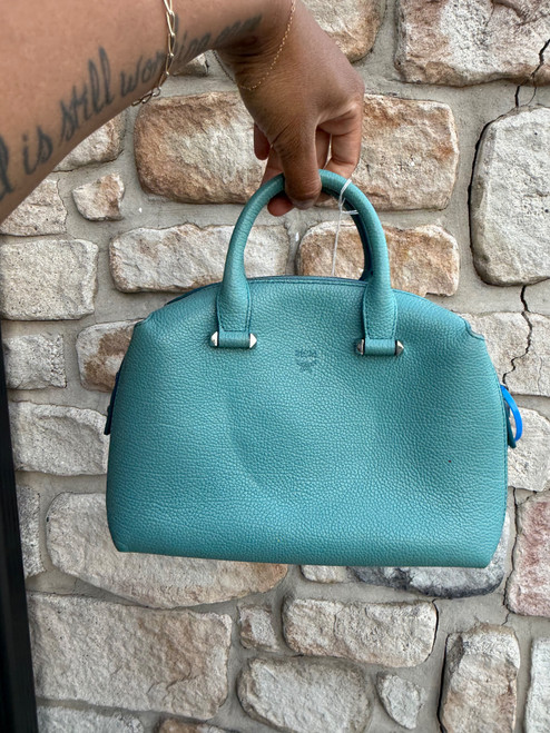 Vist Large View of Product Image Which is Used MCM Munchen Small Leather Handbag
