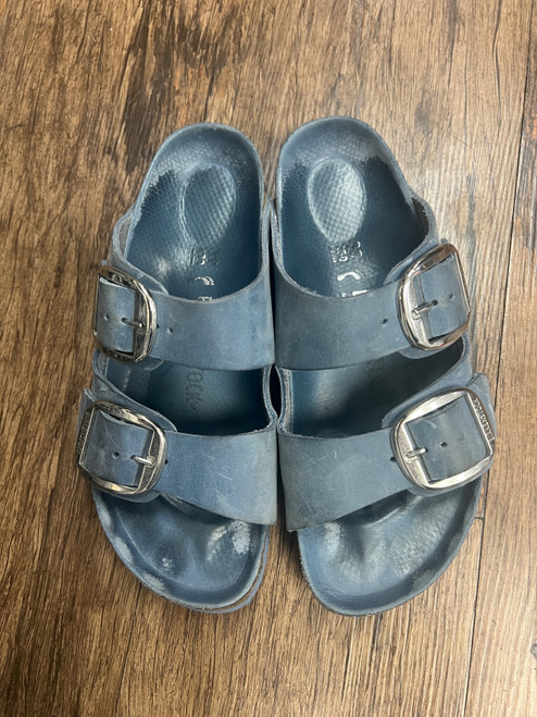 Vist Large View of Product Image Which is Used Birkenstock Sandals 8.5