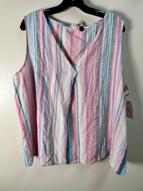 Vist Large View of Product Image Which is Used Time And Tru Sleeveless Top 2X-20