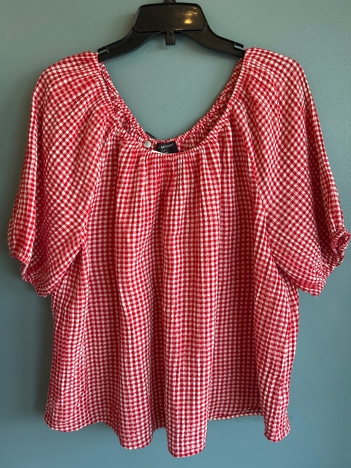 Vist Large View of Product Image Which is Used Lane Bryant Short Sleeve Top L-14/16