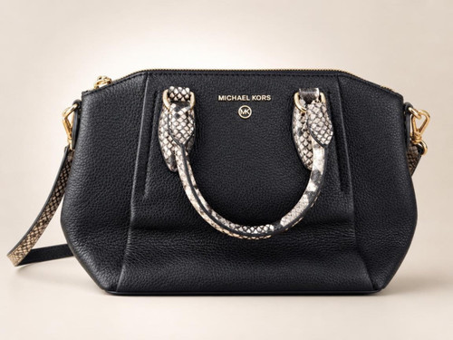 Vist Large View of Product Image Which is Used Michael Kors Small Leather Handbag