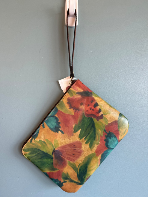 Vist Large View of Product Image Which is Used Patricia Nash Leather Wristlet