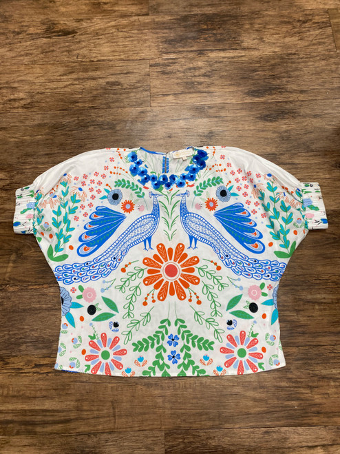 Vist Large View of Product Image Which is Used Sheridan French Short Sleeve Top XS-0/2