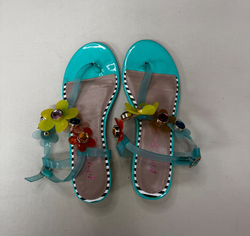 Vist Large View of Product Image Which is Used Betsey Johnson Sandals 7.5