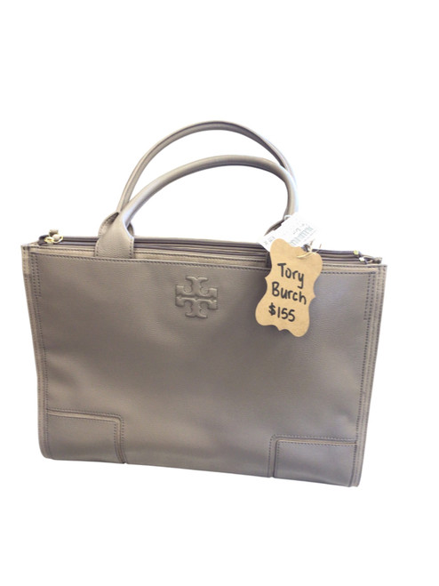 Vist Large View of Product Image Which is Used Tory Burch Large Leather Handbag