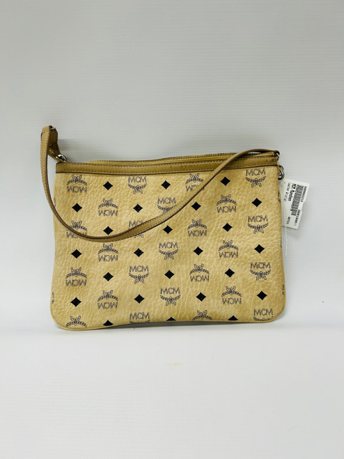 Vist Large View of Product Image Which is Used MCM Munchen Leather Wristlet