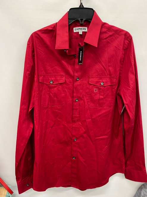 Vist Large View of Product Image Which is Used Express Mens Long Sleeve Top M/15-15.5