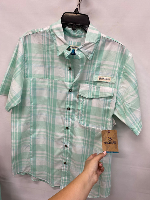 Vist Large View of Product Image Which is Used Unbranded Mens Short Sleeve Top S/14-14.5