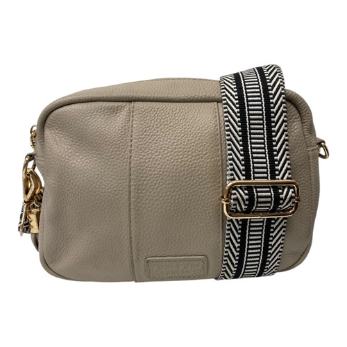 Vist Large View of Product Image Which is Used Pom Pom London Small Leather Handbag