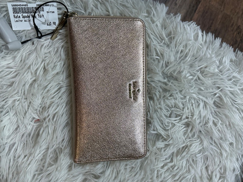 Vist Large View of Product Image Which is Used Kate Spade New York Leather Wallet