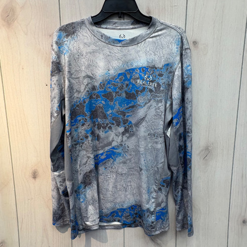 Vist Large View of Product Image Which is Used RealTree Mens Active Long Sleeve M