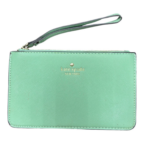 Vist Large View of Product Image Which is Used Kate Spade New York Leather Wristlet