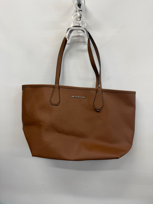 Vist Large View of Product Image Which is Used Michael Michael Kors Large Leather Handbag