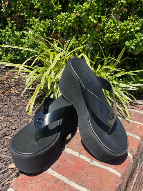 Vist Large View of Product Image Which is Used Coach Platform sandals 11