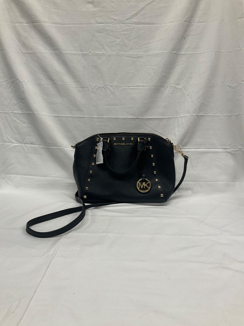 Vist Large View of Product Image Which is Used Michael Michael Kors Large Leather Handbag