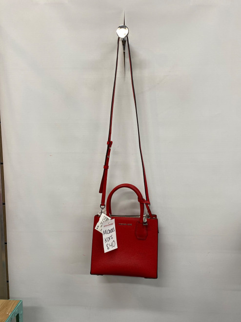 Vist Large View of Product Image Which is Used Michael Michael Kors Small Leather Handbag