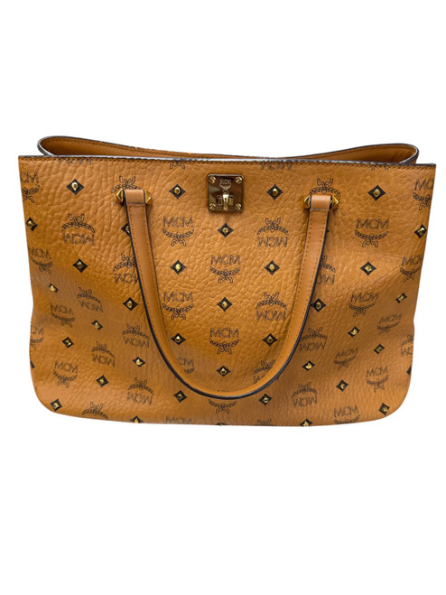Vist Large View of Product Image Which is Used MCM Munchen Large Leather Handbag