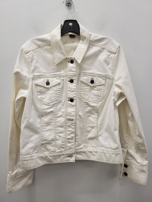 Vist Large View of Product Image Which is Used White Eddie Bauer Short Light Jacket L-12/14