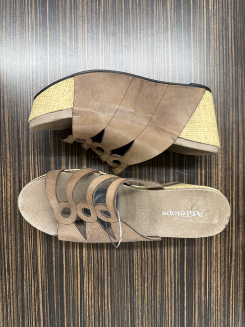 Vist Large View of Product Image Which is Used Antelope Wedge Sandals 9
