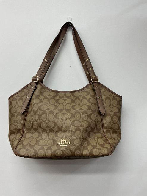 Vist Large View of Product Image Which is Used Coach Xlarge Leather Handbag