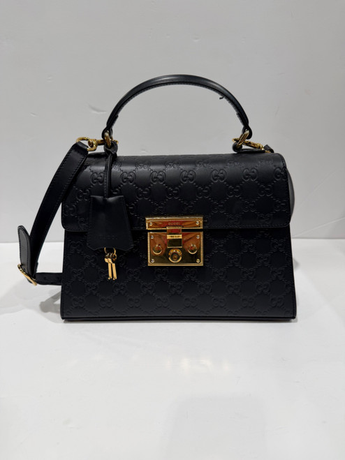 Vist Large View of Product Image Which is Used Gucci Large Leather Handbag