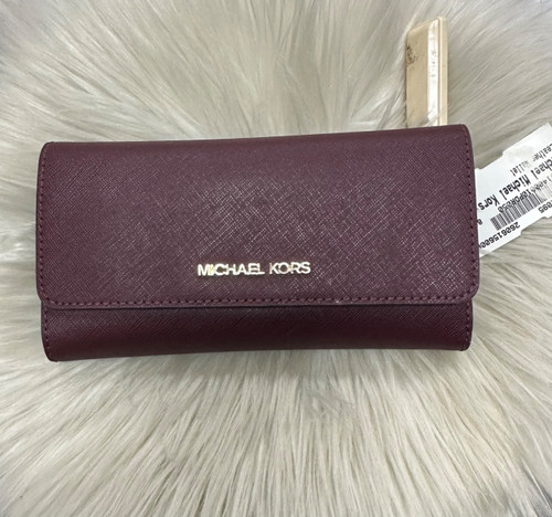 Vist Large View of Product Image Which is Used Michael Michael Kors Leather Wallet