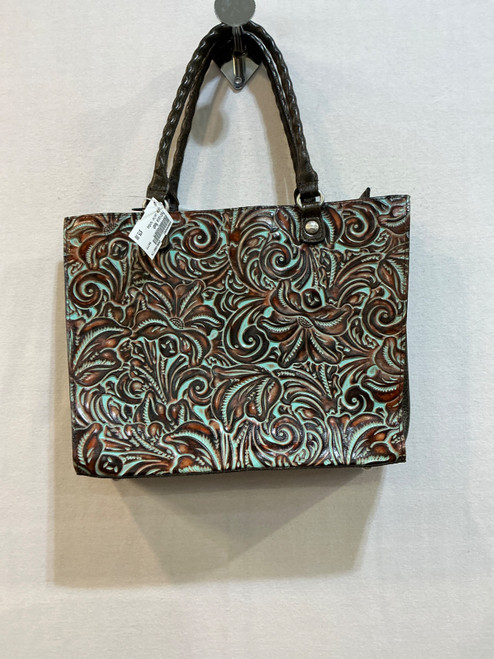 Vist Large View of Product Image Which is Used Patricia Nash Large Leather Handbag