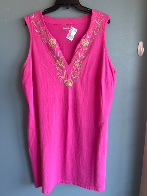 Vist Large View of Product Image Which is Used Land's End Sleeveless Top 2X-20