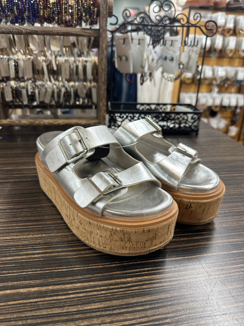Vist Large View of Product Image Which is Used Unbranded Wedge Sandals 8