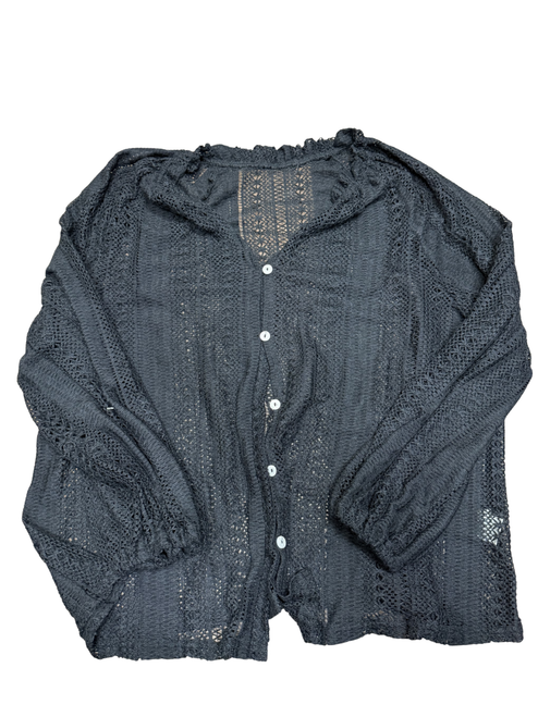 Vist Large View of Product Image Which is Gently used black sweater. 