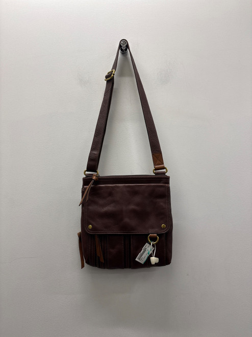 Vist Large View of Product Image Which is Used Fossil Brown Small Leather Handbag