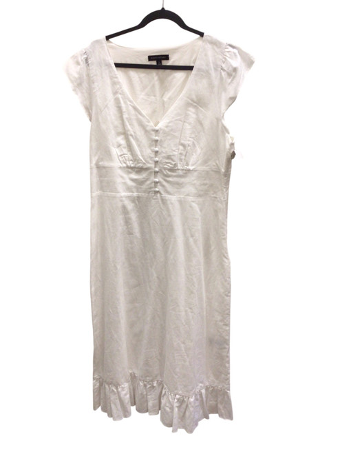 Vist Large View of Product Image Which is V neck, white buttons