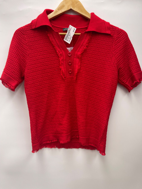 Vist Large View of Product Image Which is Used Adrianna Papell Short Sleeve Top XS-0/2