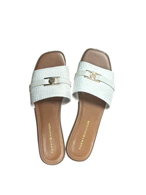 Vist Large View of Product Image Which is Used Tommy Hilfiger Sandals 10