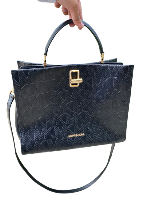 Vist Large View of Product Image Which is Used Michael Michael Kors Large Leather Handbag