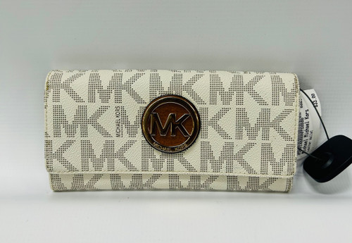 Vist Large View of Product Image Which is Used Michael Michael Kors Leather Wallet